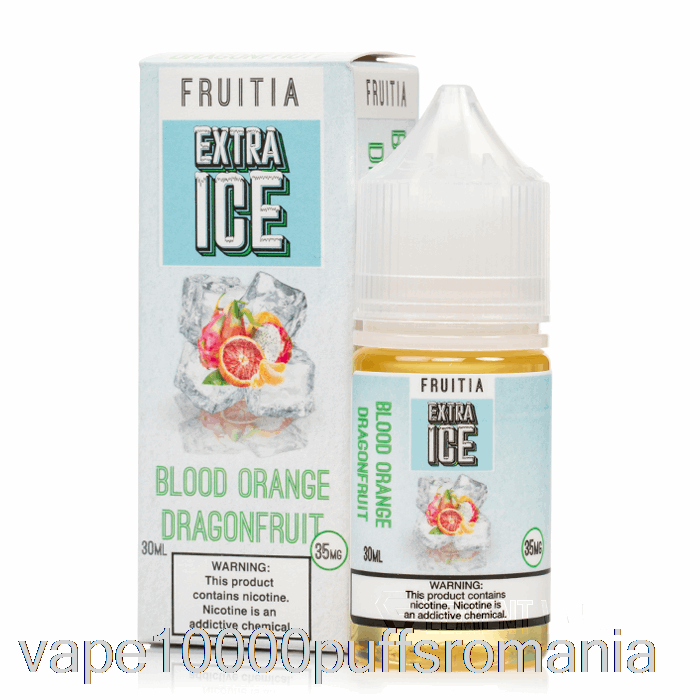 Vape Romania Portocala Sanguina Dragonfruit - Extra Gheata - Saruri De Fructe - 30ml 50mg